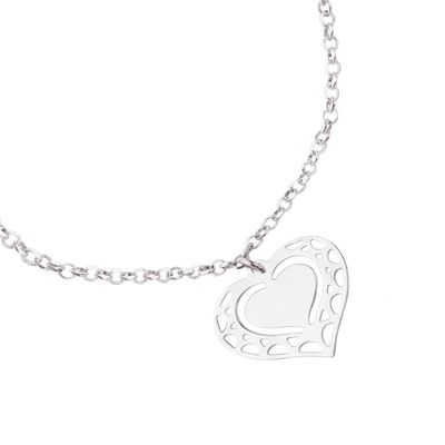 Pulsera de Plata Esterlina 925 Trio Corazones