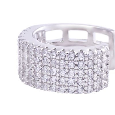 Imagen 2 del producto Piercing de Plata Esterlina 925 Earcuff circones