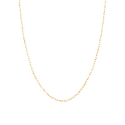 Cadena de Oro 18kt Limada Estilizada