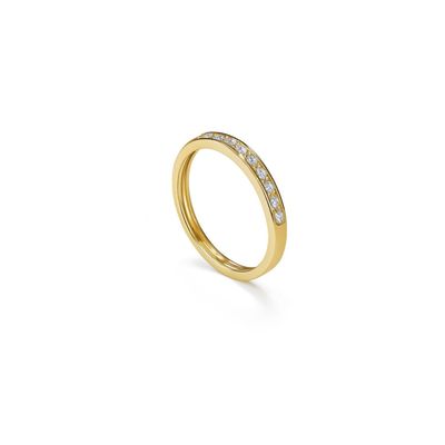 Imagen 2 del producto Anillo Oro Amarillo 18kt Diamantes Riel 23 Pts