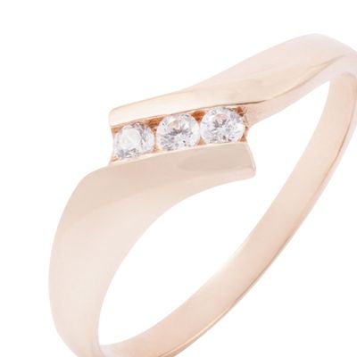 Imagen 2 del producto Anillo Oro Miel 18kt Tres Circones