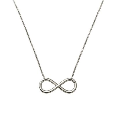 Imagen 2 del producto Collar de Plata Esterlina 925 Infinito con Circonita