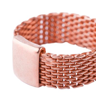 Imagen 2 del producto Anillo de Plata Esterlina 925 Placa Rose Revestido Oro 18kt