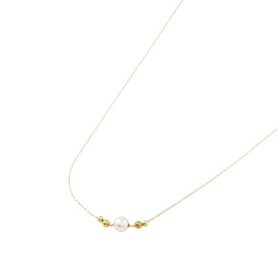Imagen 1 del producto Collar Oro Amarillo 18kt Perla Cultivada 5MM