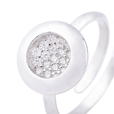 Imagen 2 del producto Anillo de Plata Esterlina 925 Bisel Circonita
