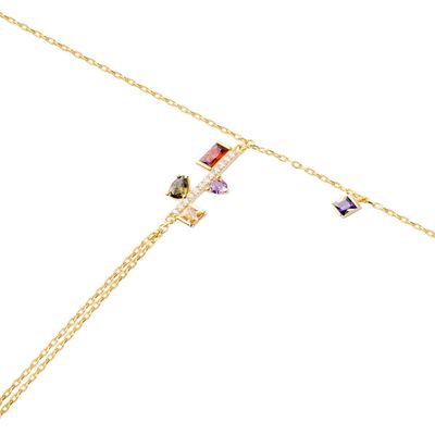 Imagen 2 del producto Pulsera Plata Esterlina 925 Anillo Piedras Revestido