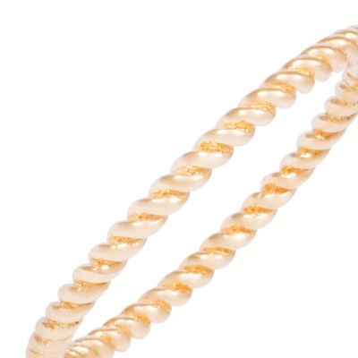 Imagen 2 del producto Anillo Oro Amarillo 18kt Trenzado Clásico