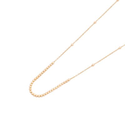 Collar de Oro 18kt Bolitas