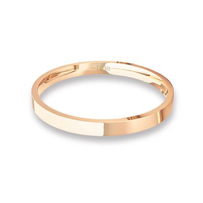 Imagen 2 del producto Argolla Matrimonio de Oro Miel 18kt Tubo ErgoFit Siena de 2,0mm