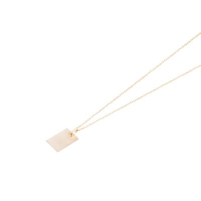 Imagen 2 del producto Colgante Oro Amarillo 18kt Placa 15x10mm