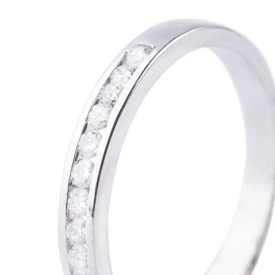 Imagen 2 del producto Anillo de Oro 18kt con Diamantes 26pts Modelo Riel Corte Brillante