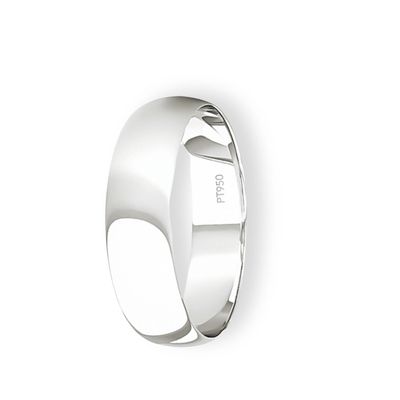 Argolla Matrimonio de Platino Inglés Vicenza de 4,0mm