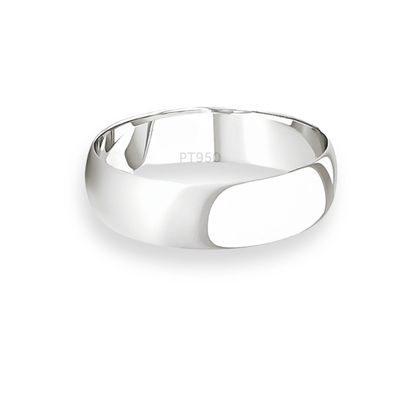 Imagen 2 del producto Argolla Matrimonio de Platino Inglés Vicenza de 4,0mm