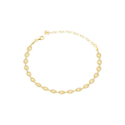 Imagen 2 del producto Pulsera Plata Esterlina 925 Eslabones Circonita Revestido