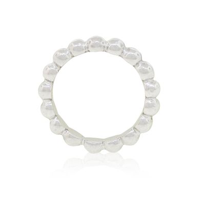 Imagen 2 del producto Anillo de Plata Esterlina 925 Liso Pelotitas