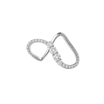 Imagen 2 del producto Anillo de Oro Blanco 18kt Diamantes 95 Pts - By Danielle Costantini