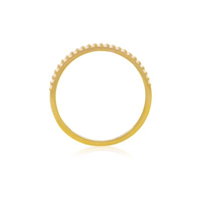 Imagen 2 del producto Anillo Compromiso de Oro 18Kt Centro Calado Circonita