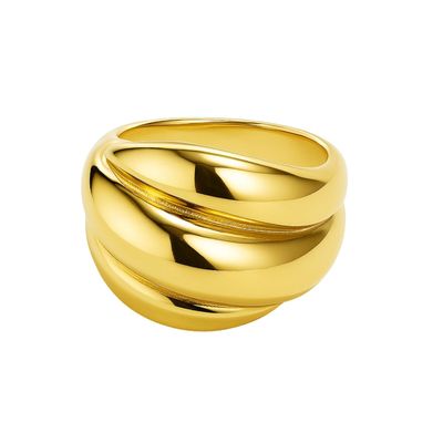 Imagen 2 del producto Anillo Revestido en Oro 18kt Triple Liso