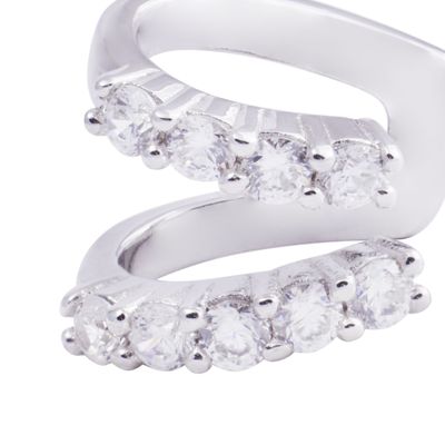 Imagen 2 del producto Piercing de Plata Esterlina 925 Earcuff doble