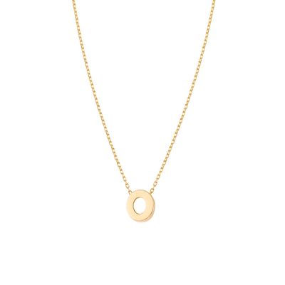 Imagen 2 del producto Collar de Oro 18kt Letra O