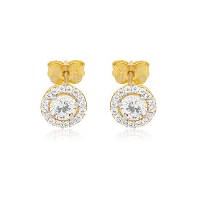 Imagen 2 del producto Aros de Oro 18kt 100 Circones