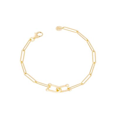 Imagen 2 del producto Pulsera de Plata Esterlina 925 Cadenas Revestido en Oro 18kt