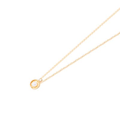 Imagen 2 del producto Colgante Oro Amarillo 18kt Perla Circonita y Diseño