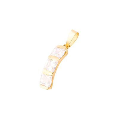 Colgante de Oro 18kt Circon AUA