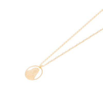 Imagen 2 del producto Colgante Oro Amarillo 18kt Virgen Niña Lisa