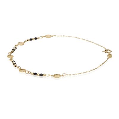 Imagen 2 del producto Pulsera de Oro 18kt Bolitas Onix