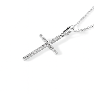 Imagen 2 del producto Collar de Oro Blanco 18kt Diamantes Pts  Corte Brillante 30148