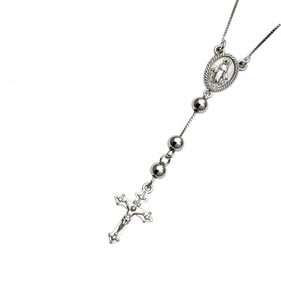 Imagen 2 del producto Collar Oro Blanco 18kt Rosario