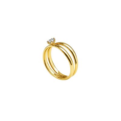 Imagen 2 del producto Anillo Oro Amarillo 18kt Diamantes 6Pts