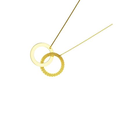 Imagen 2 del producto Collar Oro Amarillo 18kt Duo Infinito