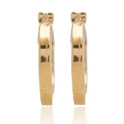 Imagen 2 del producto Aros de Oro 18kt Argollas Tubular