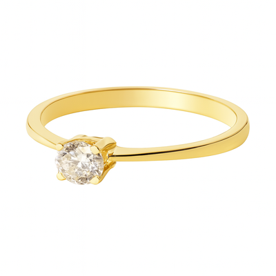 Anillo Oro  18kt Diamantes 1x30 Pts | Danielle Costantini