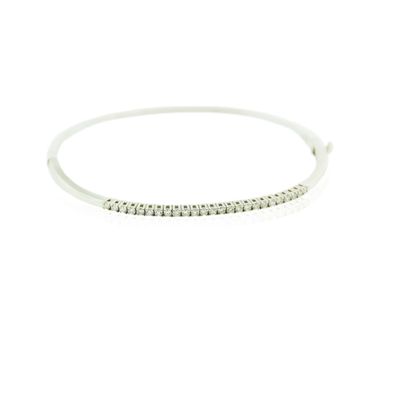 Pulsera Oro Blanco 18kt Diamantes 51 Pts