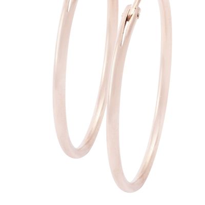 Imagen 2 del producto Aros Oro Miel 18kt Argolla 30mm