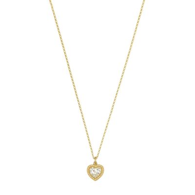 Imagen 1 del producto Collar Oro Amarillo 18kt Corazón Circonita