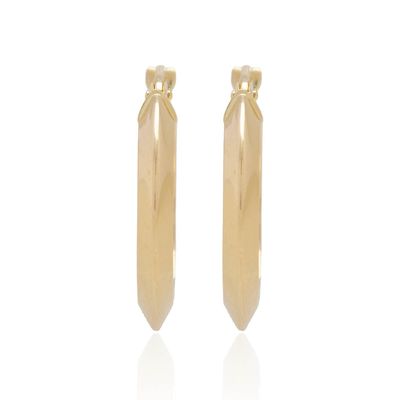 Imagen 2 del producto Aros de Oro 18kt Argollas Planas de 15mm