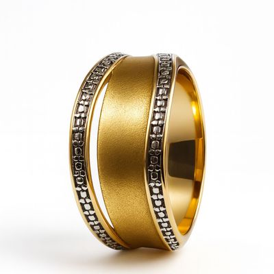Anillo Oro 18kt Satinado