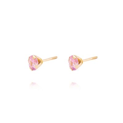 Imagen 2 del producto Aros de Oro 18kt Rosa Francia 5mm