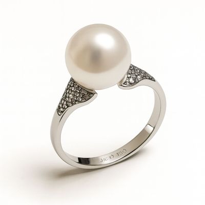 Imagen 2 del producto Anillo Oro Blanco 18kt Diamantes de 10Pts Más PC