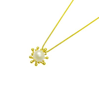 Imagen 2 del producto Collar Oro Amarillo 18kt Perla Cultivada 6MM