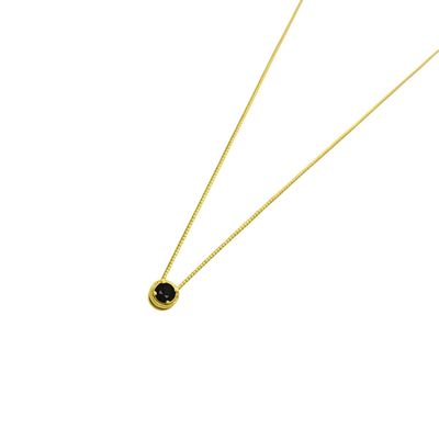 Collar Oro Amarillo 18kt Onix