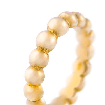 Imagen 2 del producto Anillo de Plata Esterlina 925 Antifaz Revestido en Oro 18kt