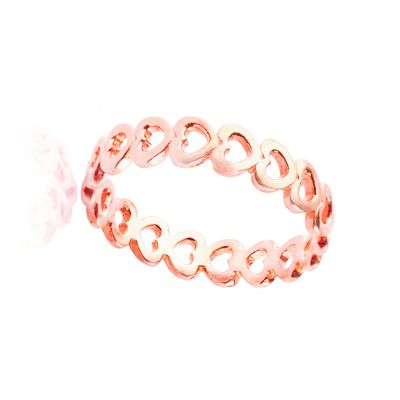 Imagen 2 del producto Anillo de Plata Esterlina 925 Corazones de Rose 37