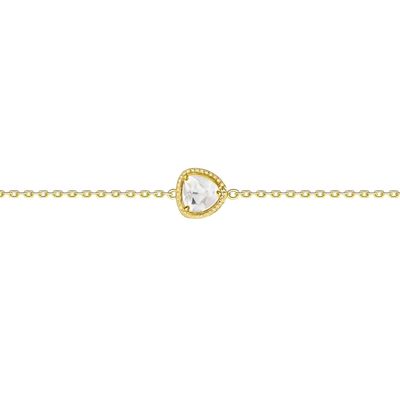 Imagen 2 del producto Pulsera Oro Amarillo 18kt Corazón Circonita