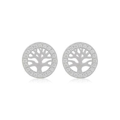 Imagen 1 del producto Aros de Plata Esterlina 925 Arbol de la Vida