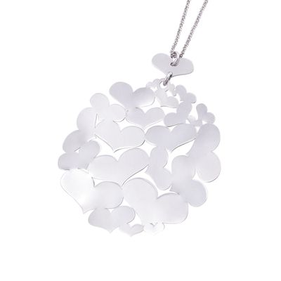 Imagen 2 del producto Collar de Plata Esterlina 925 Medallón Corazón